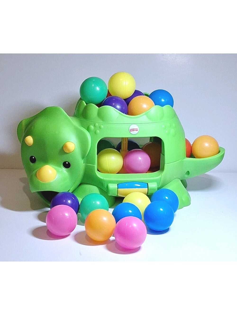 Fisher-Price Double Poppin Dino 6M+ Toy Music With 20 Balls Tested Dinosaur 2016